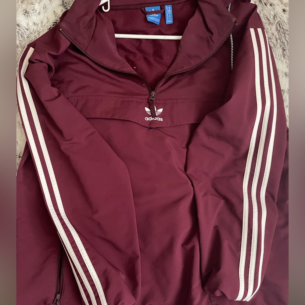 Adidas pull over windbreaker